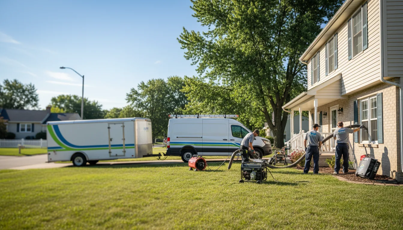 Flooded Basement Restoration And Cleanup With Repair in Creighton, NE near me